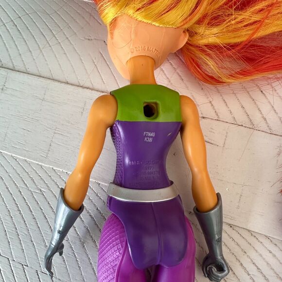 DC Super Hero Girls 12" Mattel Fashion Doll Lot of 2 Batgirl and Starfire - Picture 9 of 10